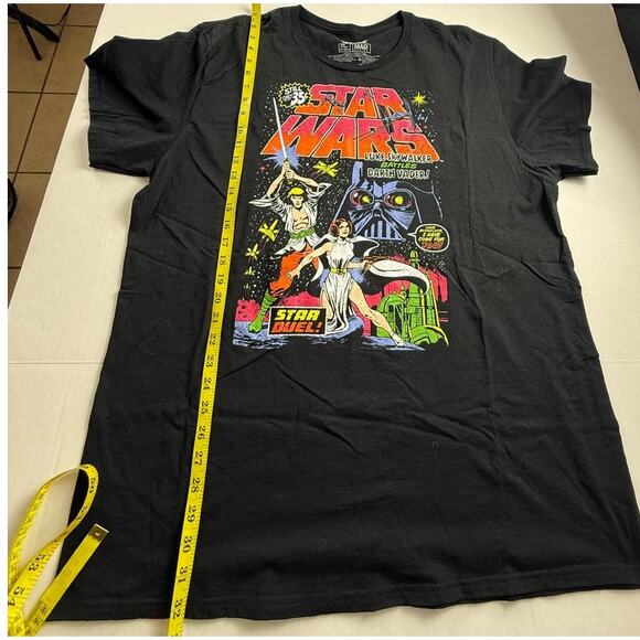 Star Wars Luke Skywalker Darth Vader Graphic T-Shirt 2XL - Picture 2 of 5